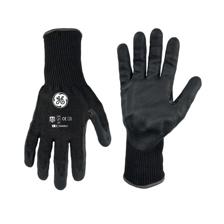 Ge Cut-Resistant Gloves, Cut Level A6 , Foam Nitrile , L 24 PK GG226L